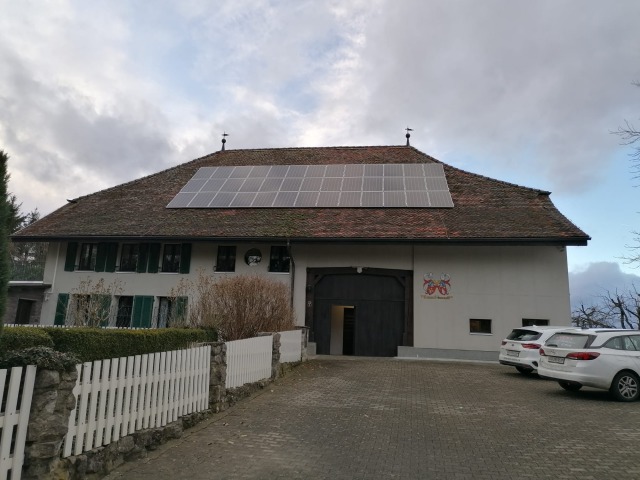 Image Installation solaire photovoltaïque à Corcelles-près-Payerne