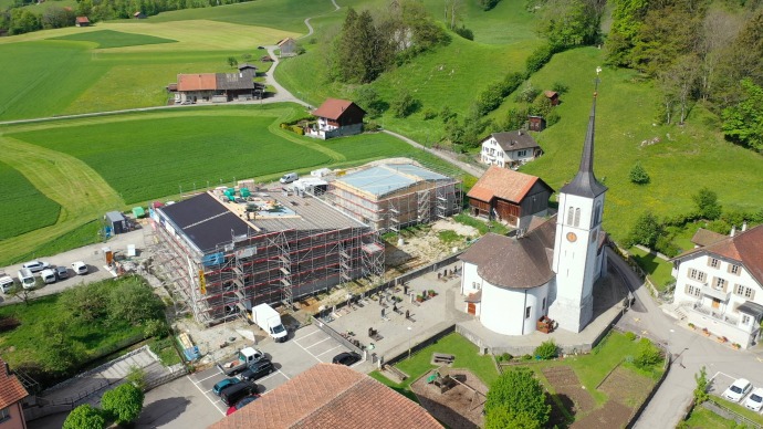 Image Chantier en cours - Ecole de Neirivue